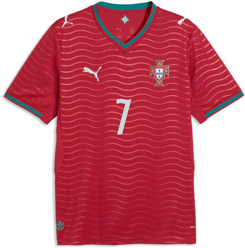 Camisa Portugal Home Copa 2026 - #7 Ronaldo - Torcedor