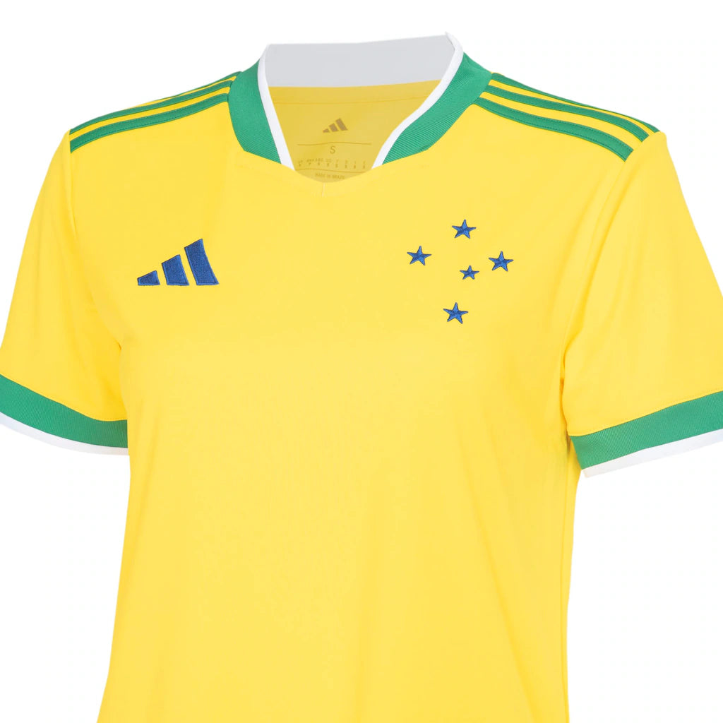 Camisa Cruzeiro 2026/27 Verde Amarela Copa do Mundo - Feminina