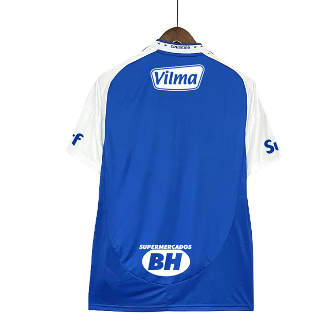 Camisa Cruzeiro Home Todos Patrocínios 25/26 - Adidas Torcedor Masculina