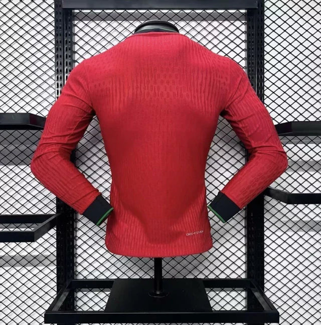 Camisa Portugal Home Manga Comprida 24/25 - Versão Jogador