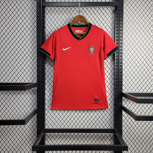 Camisa Portugal Home 24 25 Nike Versao Feminina