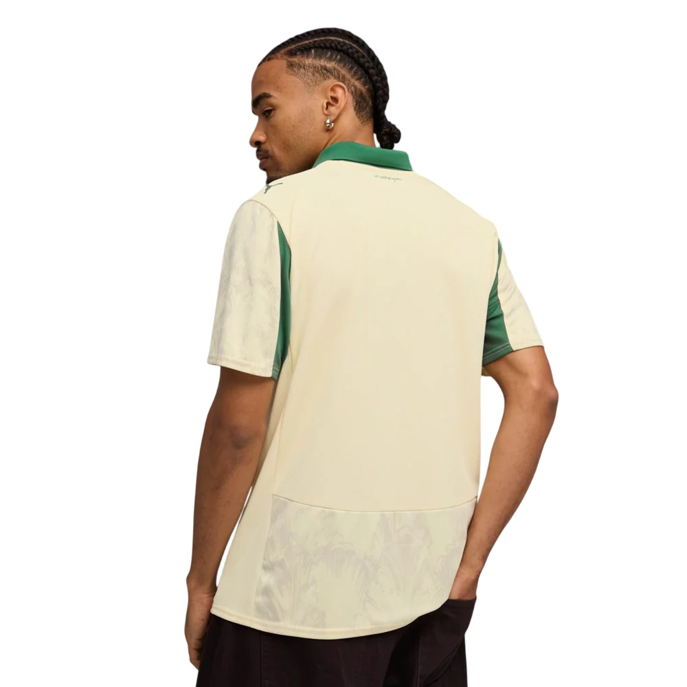 Camisa Palmeiras Mundial de Clubes 25/26 - Torcedor Puma X Kidsuper Masculino - Bege e Verde