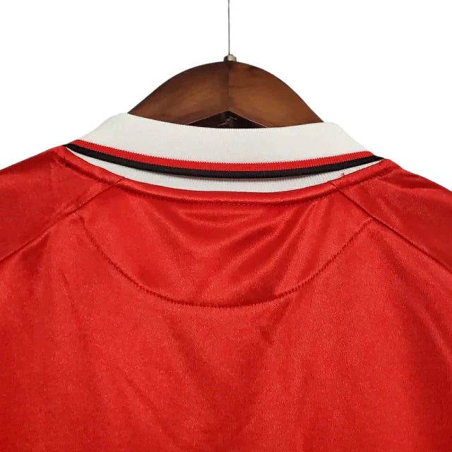 Camisa Retrô Manchester United 1999/2000 Masculino Vermelha