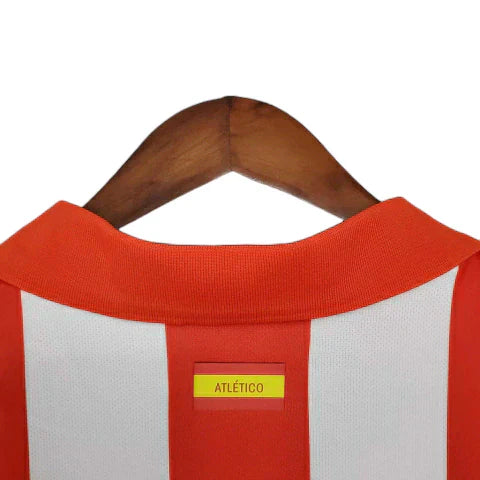 Camisa Atlético de Madrid Retrô 2013/2014 Branca e Vermelha