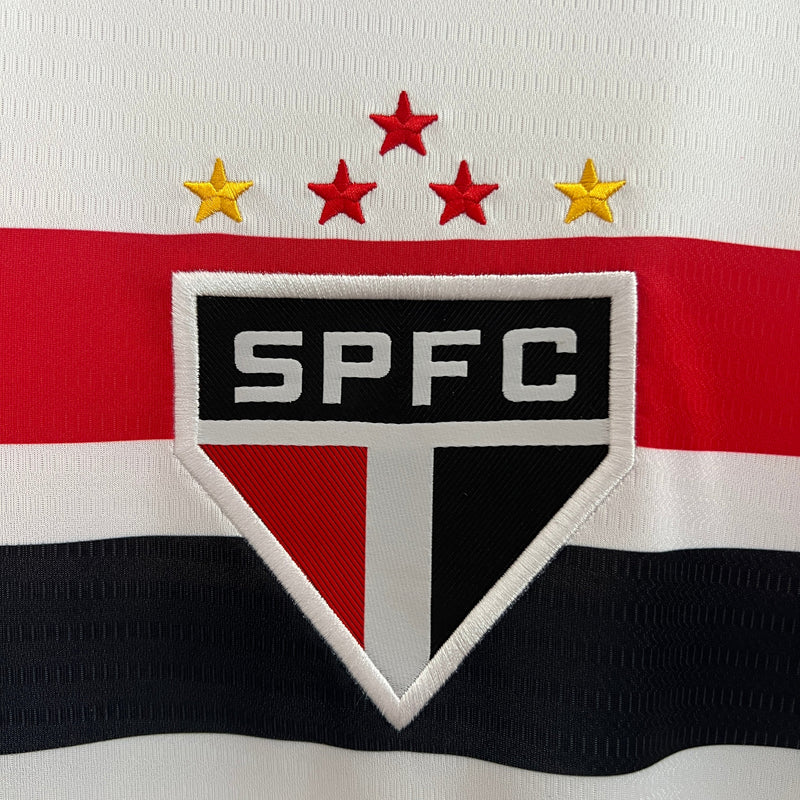 Camisa São Paulo Home Manga comprida 24/25 - Versão Torcedor