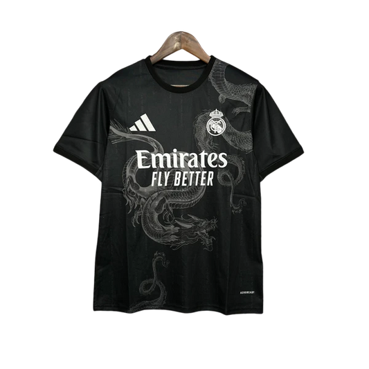 Camisa Real Madrid Edição Especial Preta 24/25 - Adidas Torcedor Masculina Lançamento