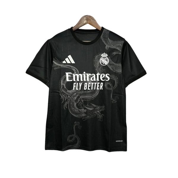 Camisa Real Madrid Edição Especial Preta 24/25 - Adidas Torcedor Masculina Lançamento