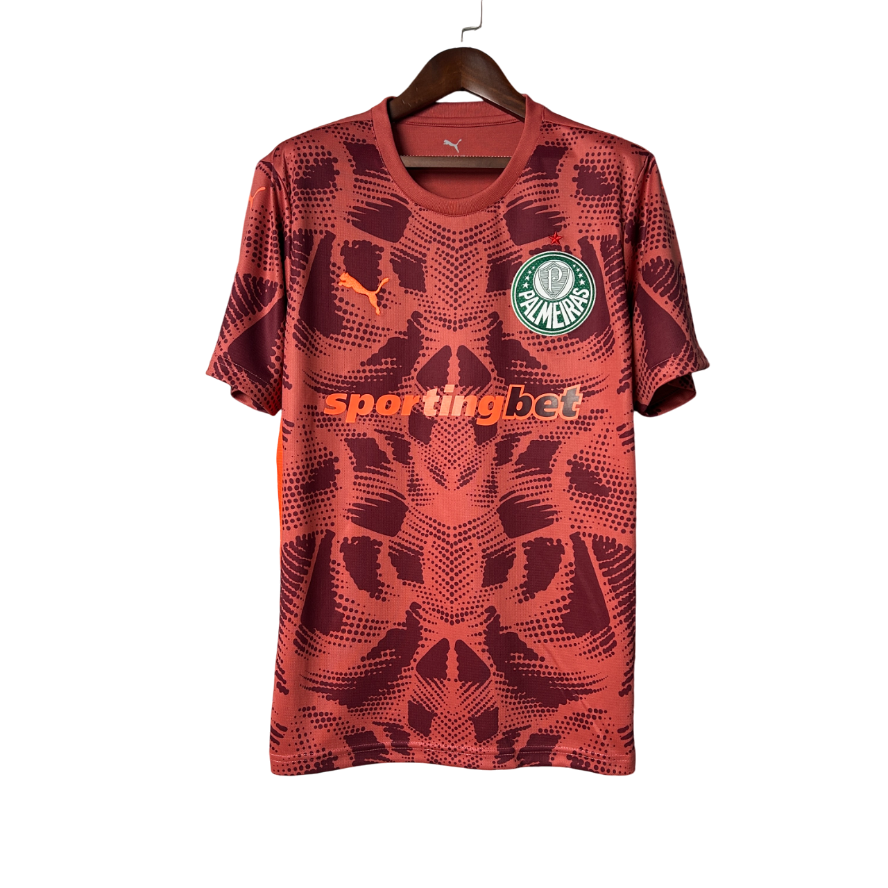 Camisa Palmeiras Goleiro 25/26 - Torcedor Puma Masculino - Vermelha
