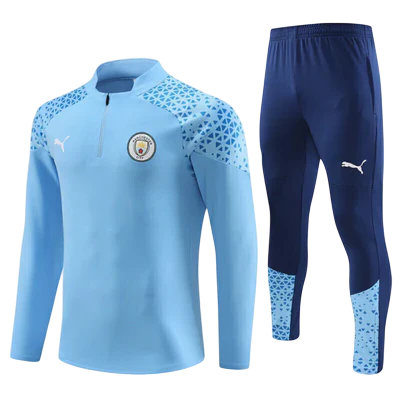 Conjunto de Treino do Manchester City 23/24 Azul