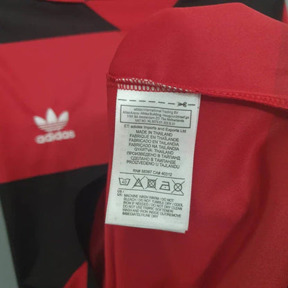 Camisa Flamengo 1982/83 Home Vermelha e Preto Retrô