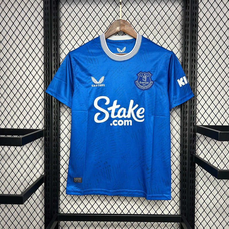 Camisa Everton Home 24/25 - Castore Torcedor Masculina Lançamento