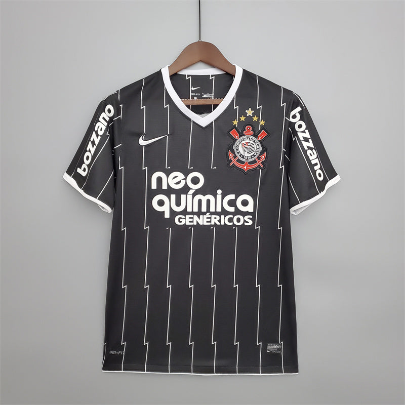 Camisa Corinthians Titular 11/12 - Versão Retrô Preta