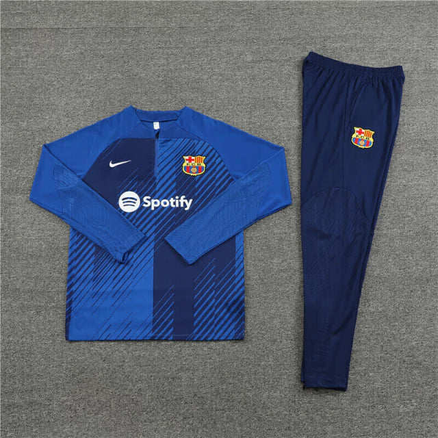 Conjunto de Treino Barcelona 23/24 - Nike Azul