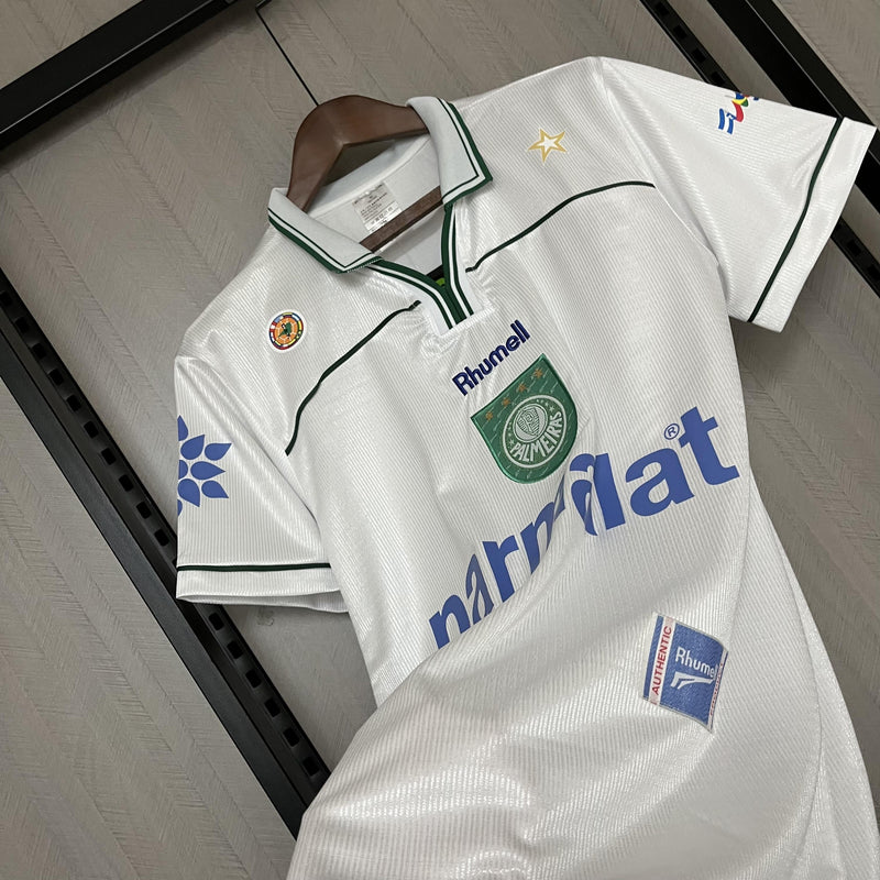 Camisa Palmeiras Fora 94/95 - Versão Retrô Branca Parmalat