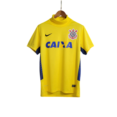 Camisa Corinthians de Goleiro 14/15 - Versão Retrô Amarelo