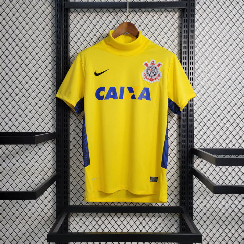 Camisa Corinthians de Goleiro 14/15 - Versão Retrô Amarelo