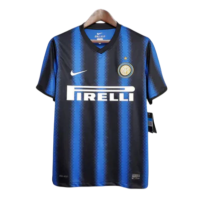 Camisa Inter de Milão 2010/11 Azul e Preta Retrô