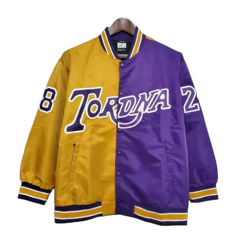 Jaqueta Los Angeles Lakers 23/24 Masculino - Azul e Dourado