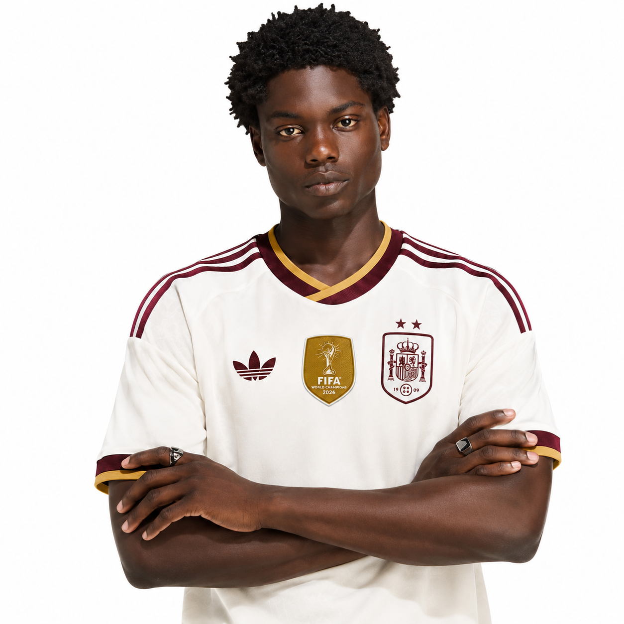 Camisa Espanha 2026/27 II Away Torcedor - Edição Campeões do Mundo - Masculina
