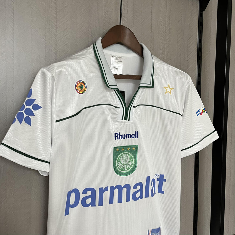 Camisa Palmeiras Fora 94/95 - Versão Retrô Branca Parmalat