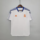 Camisa Real Madrid Treino 2021/22 Adidas Retrô - Branca