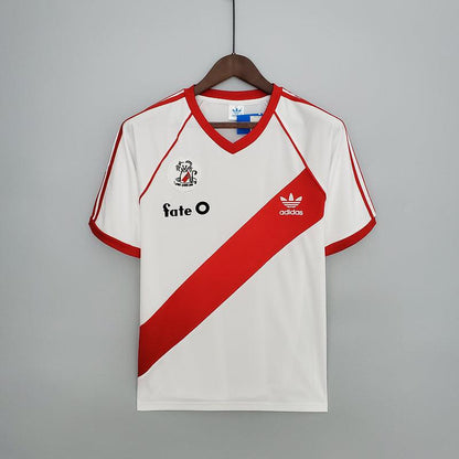 Camisa River Plate 1986/87 Home Branco Retrô