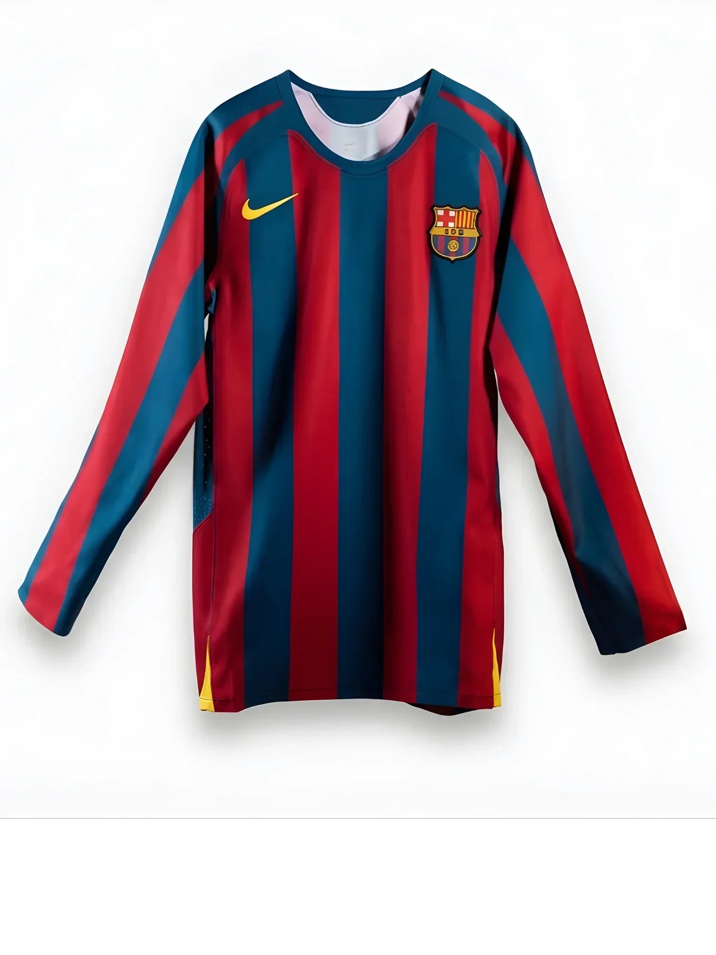 Camisa Manga Longa Barcelona Reissue 2026 - Ronaldinho