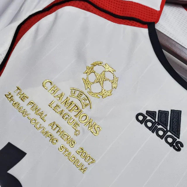 Camisa Retrô Milan II Away Adidas 2006/07 Masculino Branco