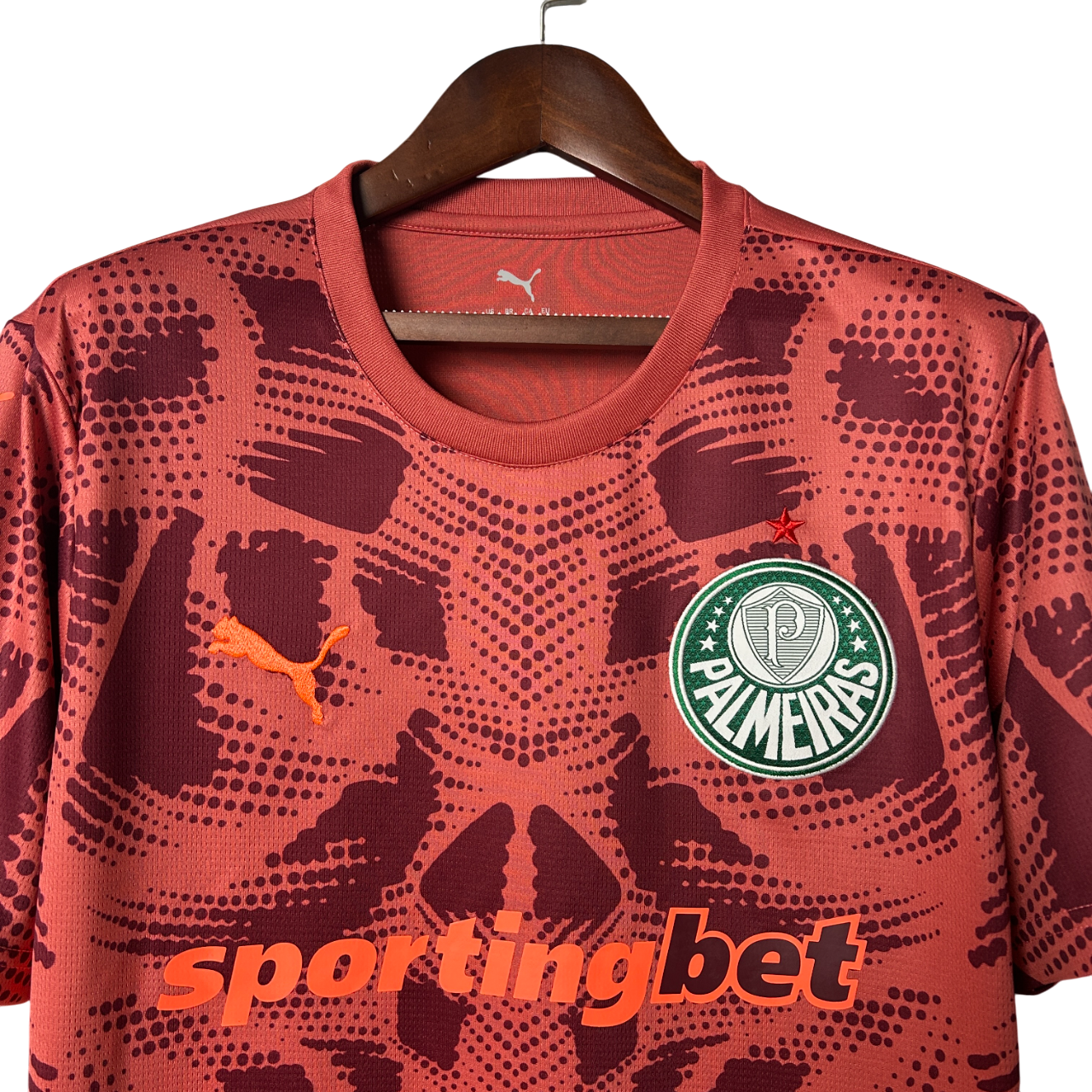 Camisa Palmeiras Goleiro 25/26 - Torcedor Puma Masculino - Vermelha