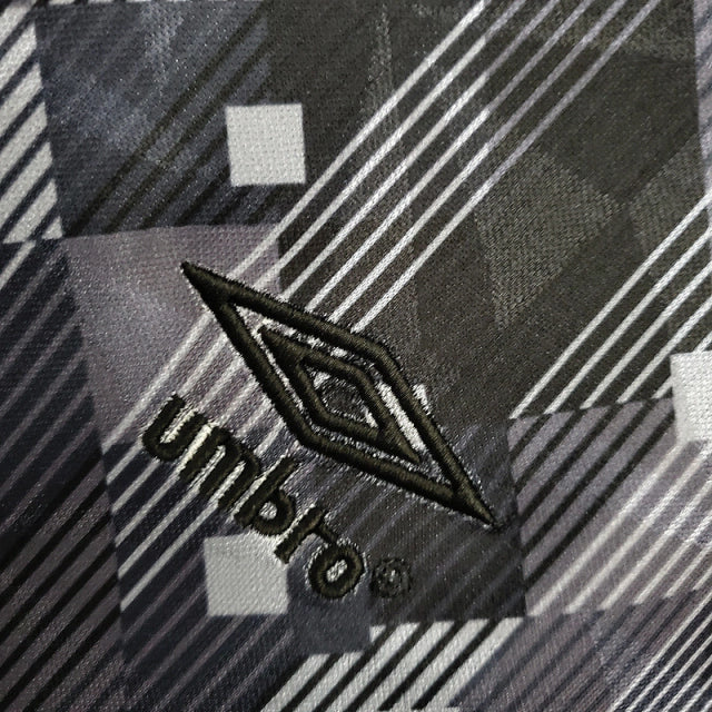 Camisa Inglaterra Retrô 1990 Preta e Branca