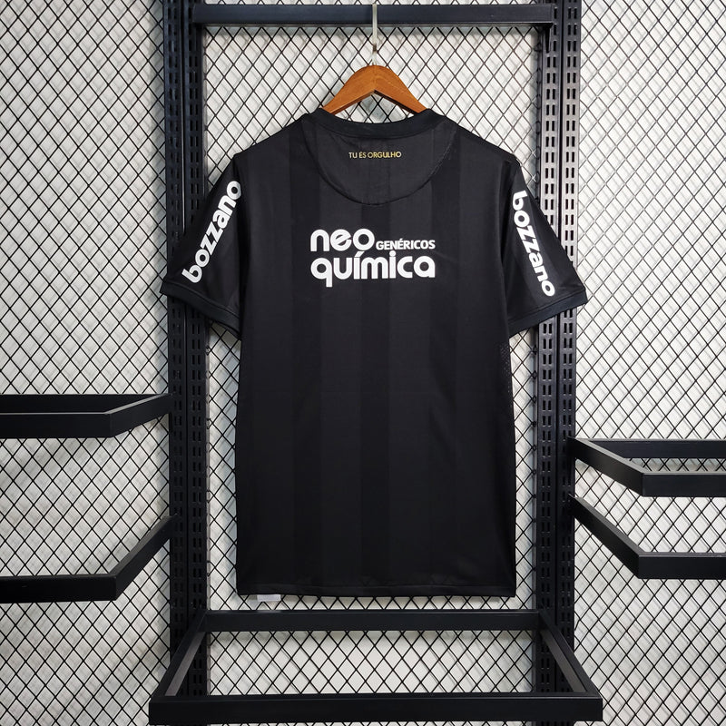 Camisa Corinthians Away 2010 - Versão Retrô Preta