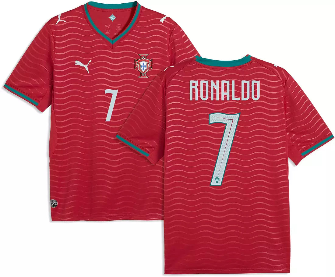 Camisa Portugal Home Copa 2026 - #7 Ronaldo - Torcedor