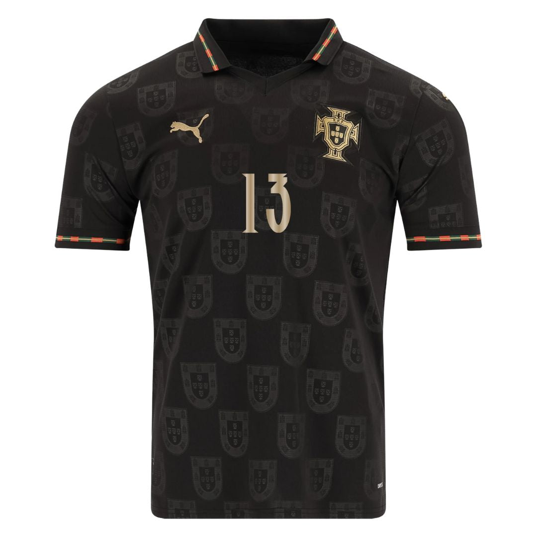 Camisa Portugal Black Panther Copa 2026 - #13 Eusébio - Torcedor