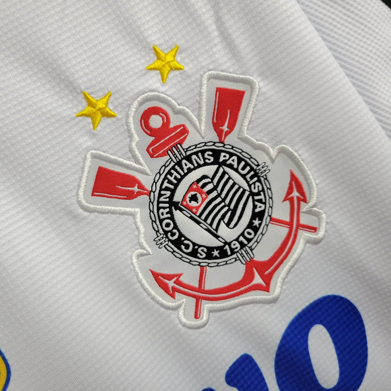 Camisa Corinthians Fora 1999 - Versão Retrô Branca