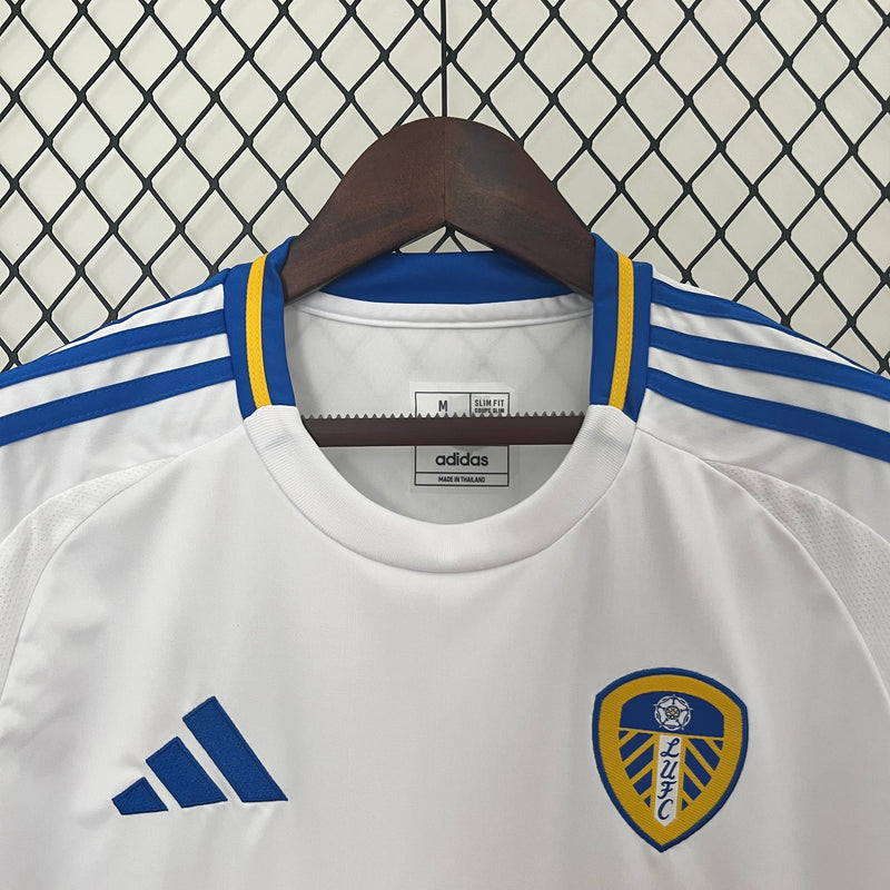 Camisa Leeds United Home 24/25 - Adidas Torcedor Masculina Lançamento