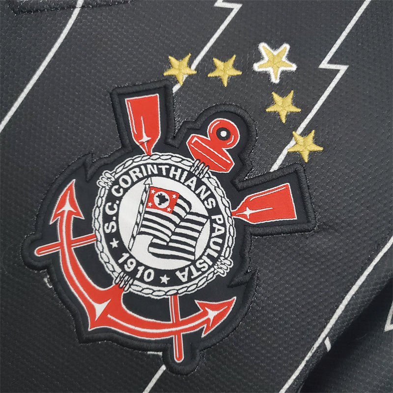 Camisa Corinthians Titular 11/12 - Versão Retrô Preta