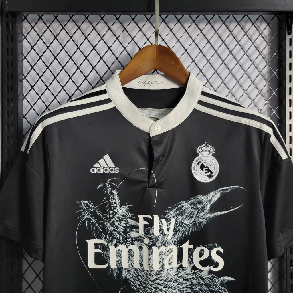 Camisa Retrô Real Madrid III Third 2014/15 Masculino Preto