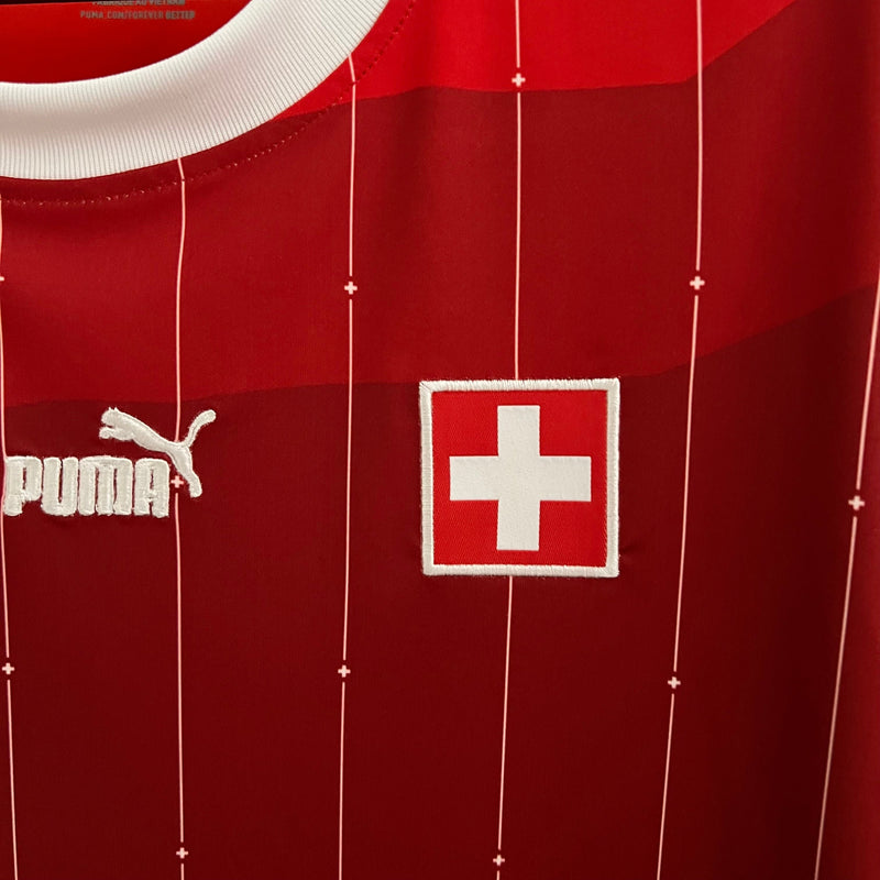 Camisa Suiça Home 24/25 - Puma Torcedor Masculina Lançamento