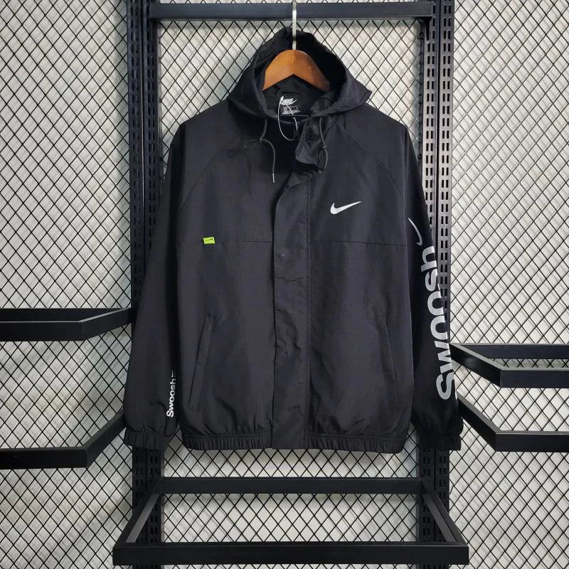 Jaqueta Corta Vento Nike Swoosh - Preto