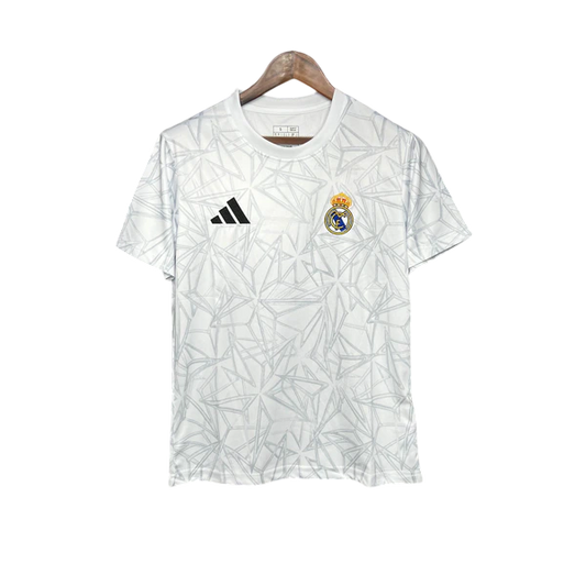 Camisa Real Madrid Pré Jogo 24/25 - Adidas Torcedor Masculina Lançamento