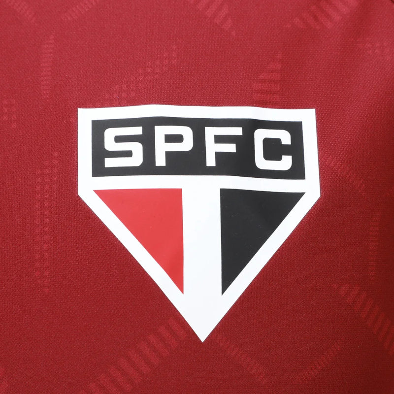 Camisa São Paulo Treino Vermelha 25/26 - Adidas Torcedor Masculina Lançamento