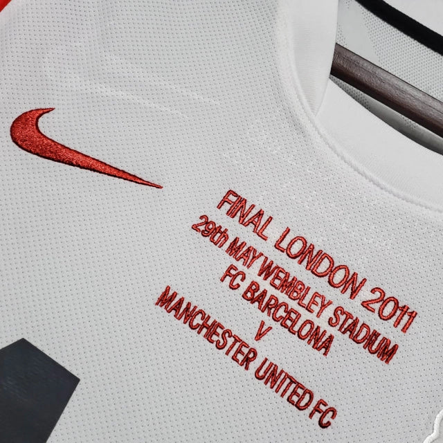 Camisa Manchester United Retrô 2010/2011 Branca - Nike