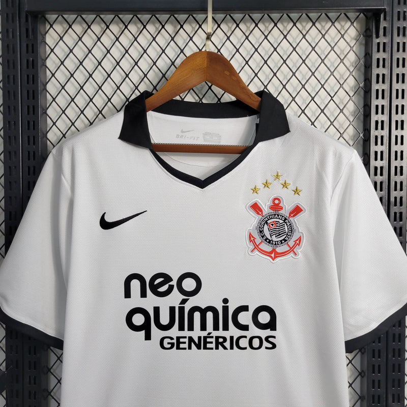 Camisa Corinthians Away 2011 - Versão Retrô Branca