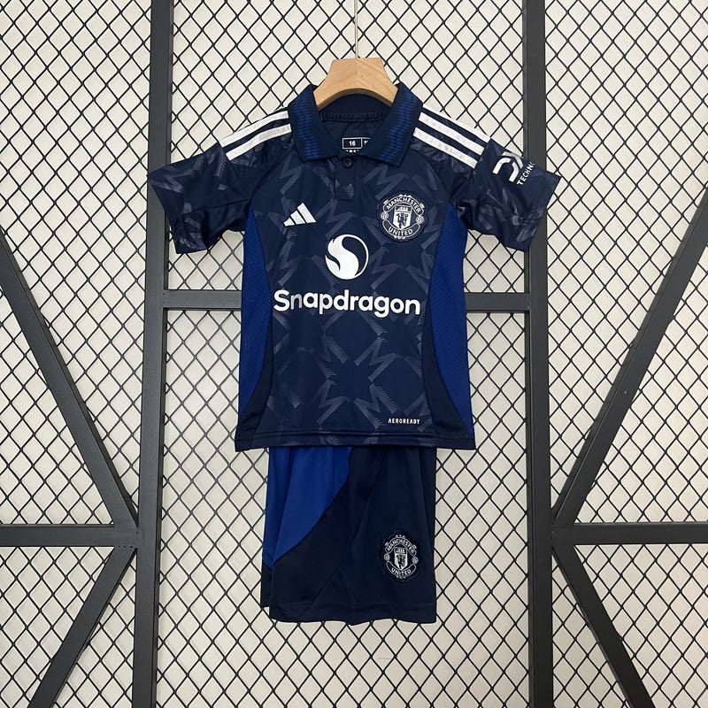 Kit Infantil Manchester United Away 24/25