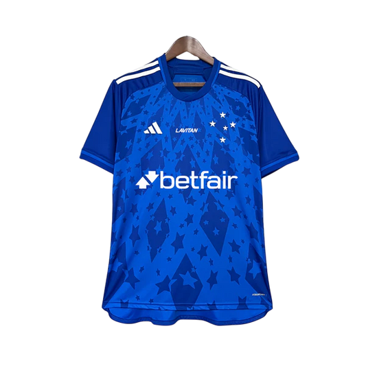 Camisa Cruzeiro Titular  Todos Patrocínios 24/25 - Adidas Torcedor Masculina