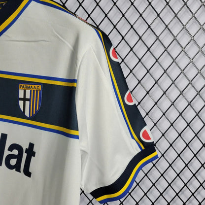 Camisa Parma 2002/03 Away Champion Branco Retrô