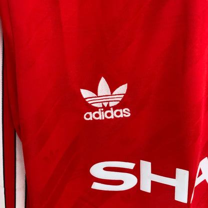 Camisa Manchester United 1986/88 Manga Longa Vermelho Retrô