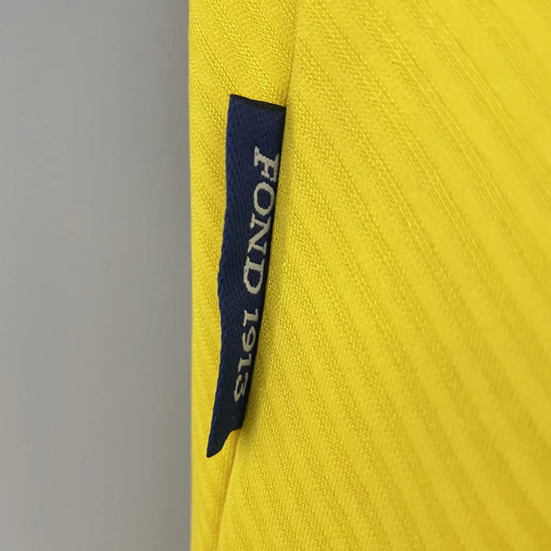 Camisa Retrô Parma I Champion 1993/95 Masculino Amarelo e Azul