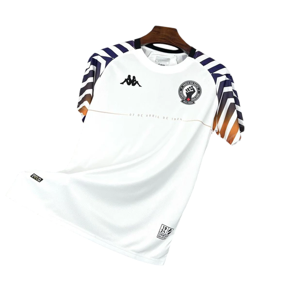 Camisa Vasco Pré-Jogo Branca 24/25 - Kappa Torcedor Masculina