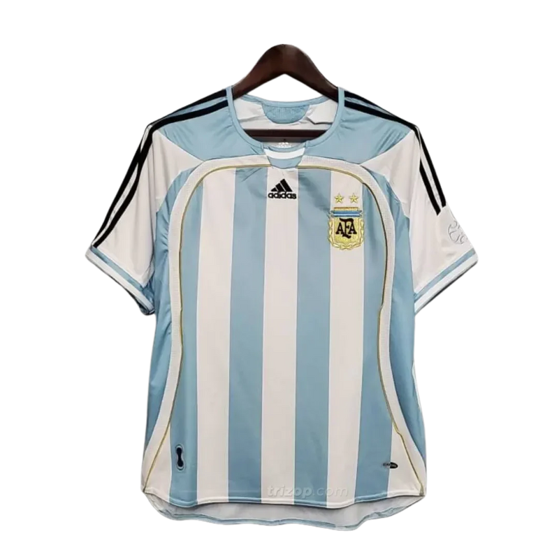 Camisa Retro Seleção Argentina 2006 - Azul